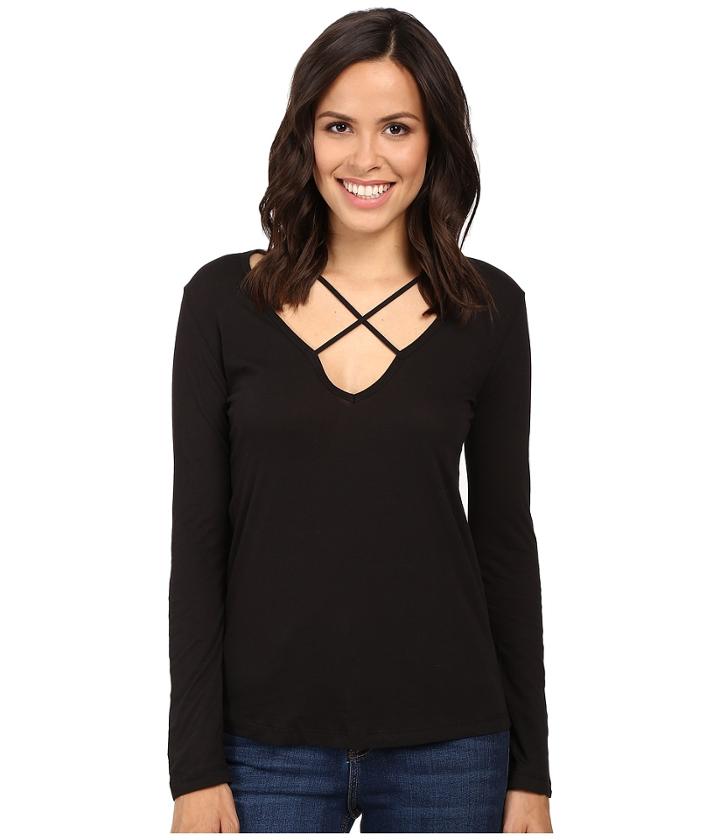 Lna - Long Sleeve Cross Tee