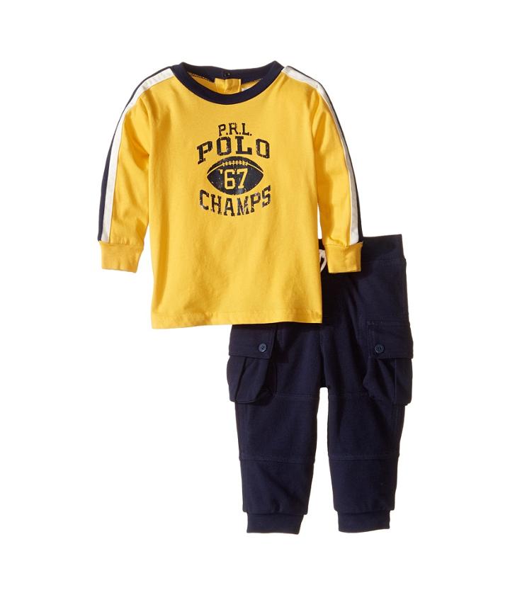 Ralph Lauren Baby - Jersey Graphic Pants Set