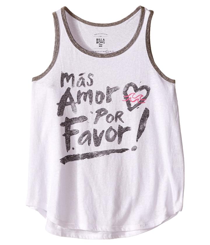 Billabong Kids - Mas Amor Ringer Tank Top
