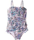 Seafolly Kids - Candy Pop Ruched Tube Tank One-piece