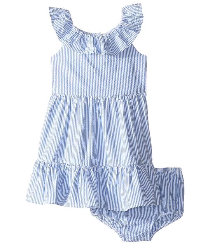 Ralph Lauren Baby - Seersucker Ruffle Dress
