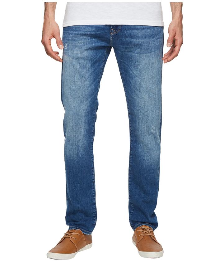 Mavi Jeans - Jake Regular Rise Slim Leg In Light Destructed Authentic Vintage