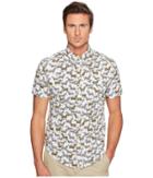 Original Penguin - Short Sleeve Zebra Printed Poplin