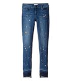 Dl1961 Kids - Embroidered Skinny Jeans In Galaxy