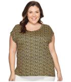 Michael Michael Kors - Plus Size Mellora Eliptical Hem Top