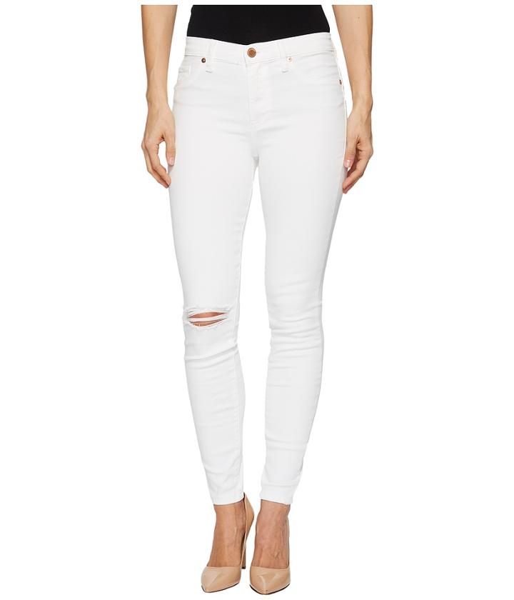 Blank Nyc - Mid-rise Distressed Skinny In Great White