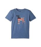Life Is Good Kids - Dog Flag Cool T-shirt