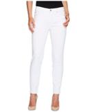 Tribal - Five-pocket Ankle Knit Denim 28 Jeggings In White