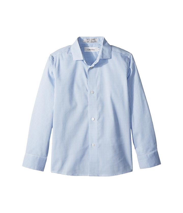 Calvin Klein Kids - Tick Gingham Long Sleeve Shirt