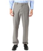Perry Ellis - Solid Texture Flat Front Suit Pants