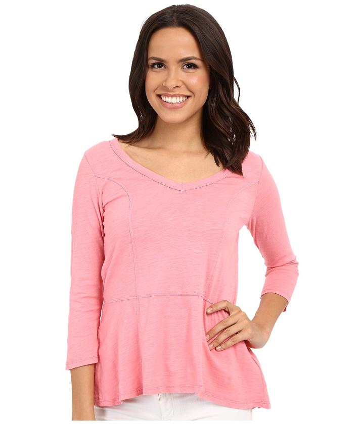 Mod-o-doc - Slub Jersey Seamed V-neck Tee