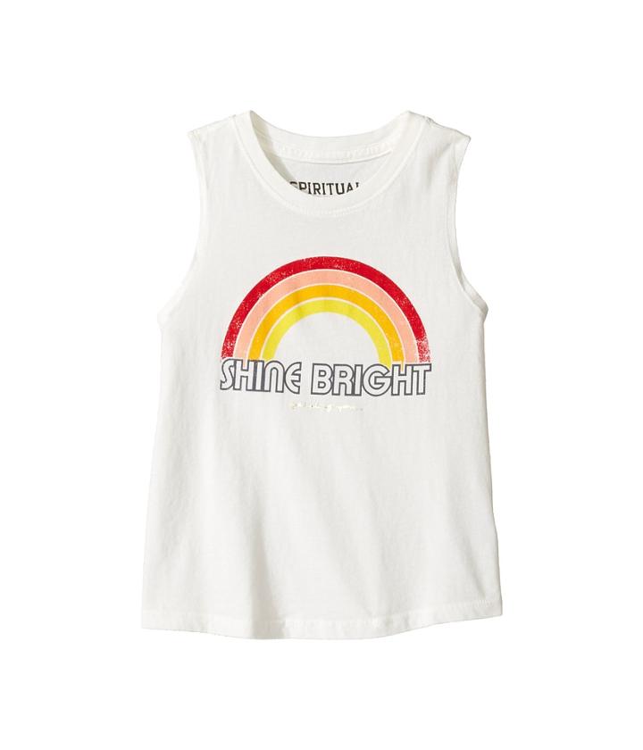 Spiritual Gangster Kids - Retro Rainbow Muscle Tank Top