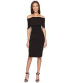 Vince Camuto - Off The Shoulder Midi Dress With Side Tuck