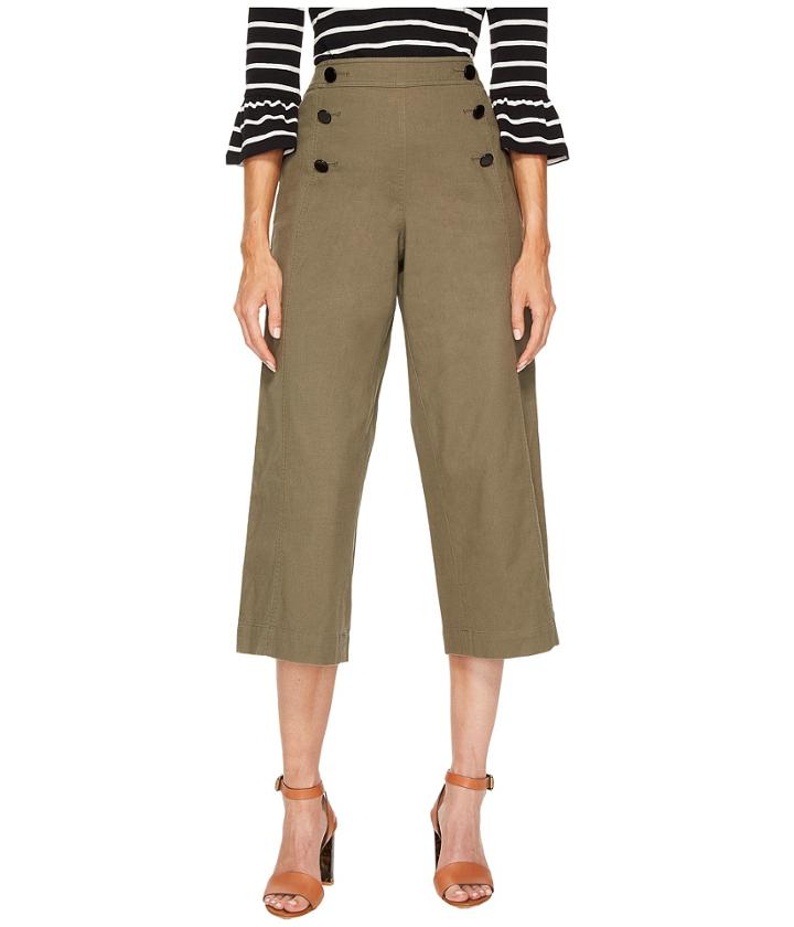 Kate Spade New York - Cropped Military Pants