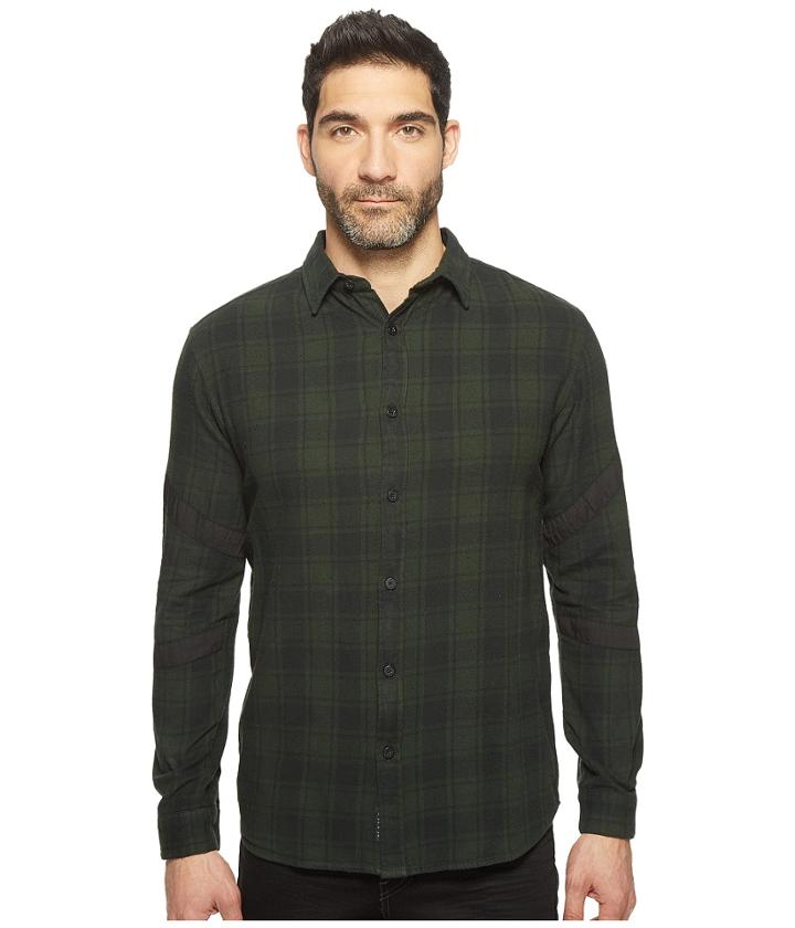 Nana Judy - The Dreams Plaid Shirt With Contrast Black Panels