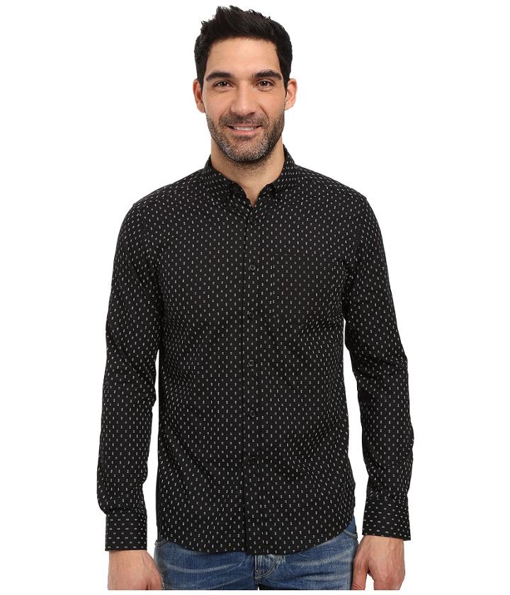Kenneth Cole Sportswear - Long Sleeve Button Down Collar Surfboard Print