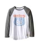 The Original Retro Brand Kids - Cali 66 Long Sleeve Baseball Cali 66 Raglan