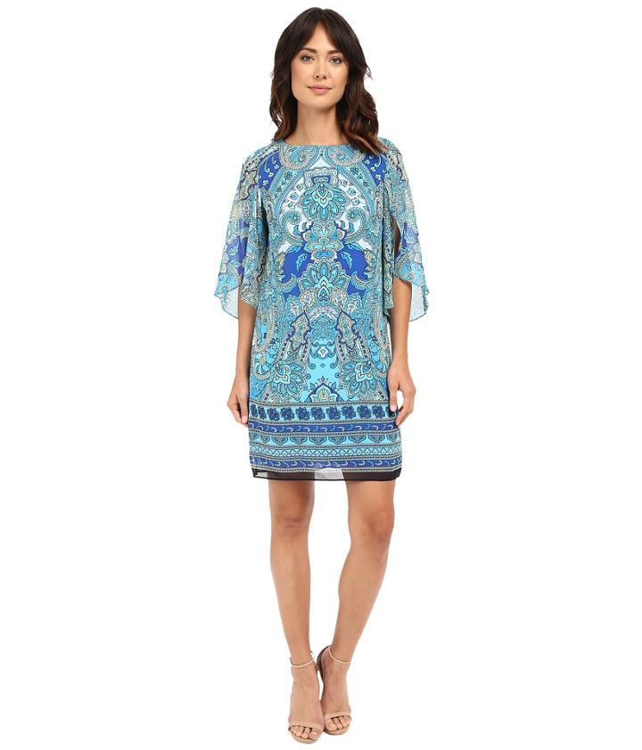 Christin Michaels - Michelle Paisley Shift Dress