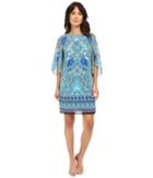 Christin Michaels - Michelle Paisley Shift Dress