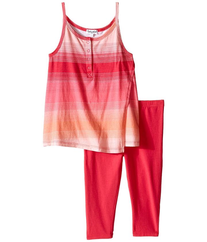 Splendid Littles - Ombre Printed Stripe Pants Set