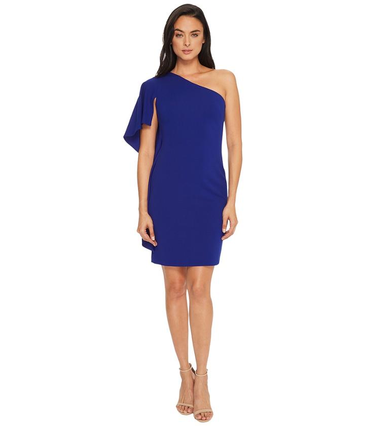 Calvin Klein - Ruffle One Shoulder Sheath Dress Cd7c18dt