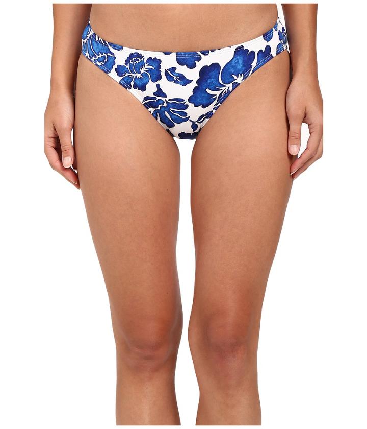 Lauren Ralph Lauren - Tahitian Floral Print Hipster W/ Logo Plate