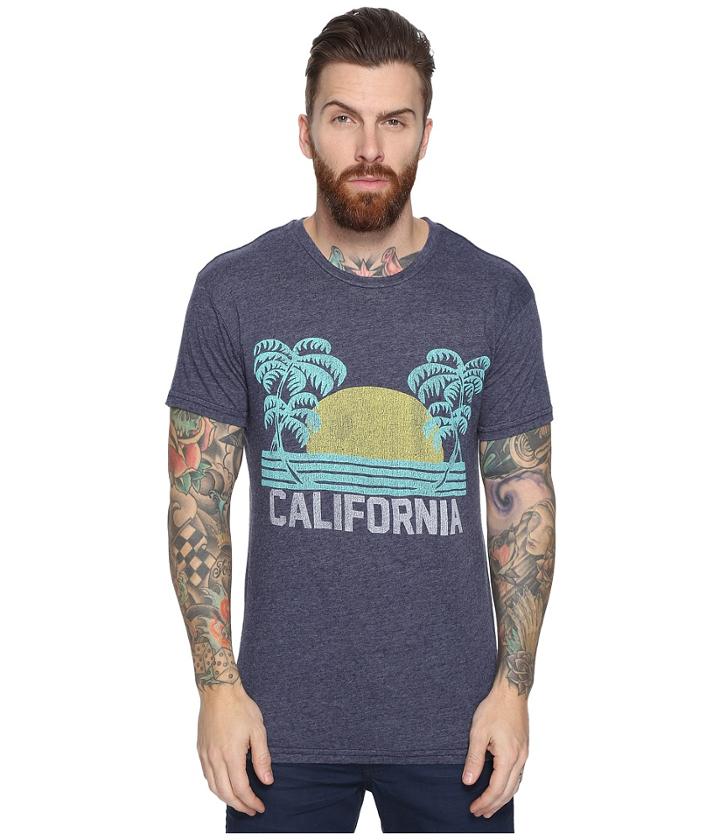 The Original Retro Brand - California Short Sleeve Tri-blend Tee
