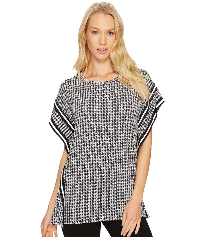 Michael Michael Kors - Houndstooth Border Top