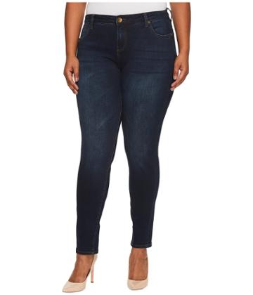 Kut From The Kloth - Plus Size Diana Skinny In Breezy/dark Stone Base Wash