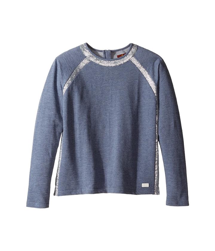 7 For All Mankind Kids - Slub French Terry Cropped Top