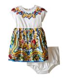 Dolce &amp; Gabbana Kids - Escape Maiolica Jersey/poplin Dress