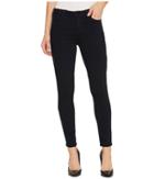 Liverpool - Abby Skinny Jeans In Soft Silky Denim In Indigo Overdye Black