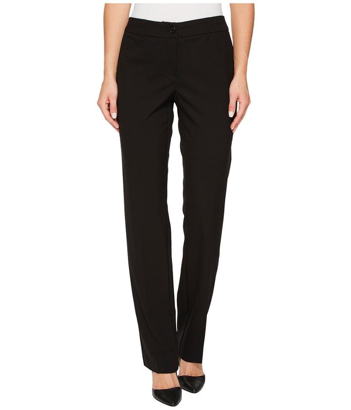 Tribal - Zip Front Crepe 32 Straight Leg Pants
