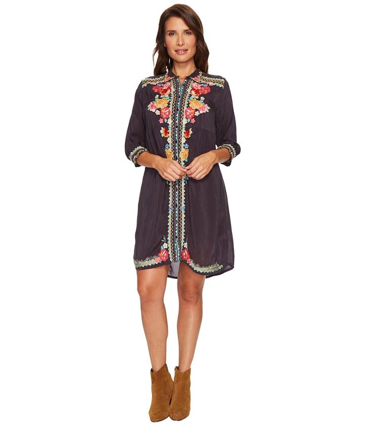 Johnny Was - Brisa Button Down Dress With Slip