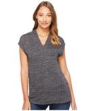 Mod-o-doc - Soft And Slubby Sweater Short Sleeve Pullover Hoodie