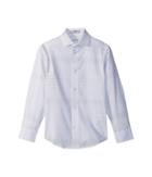 Calvin Klein Kids - Dot Plaid Print Long Sleeve Shirt