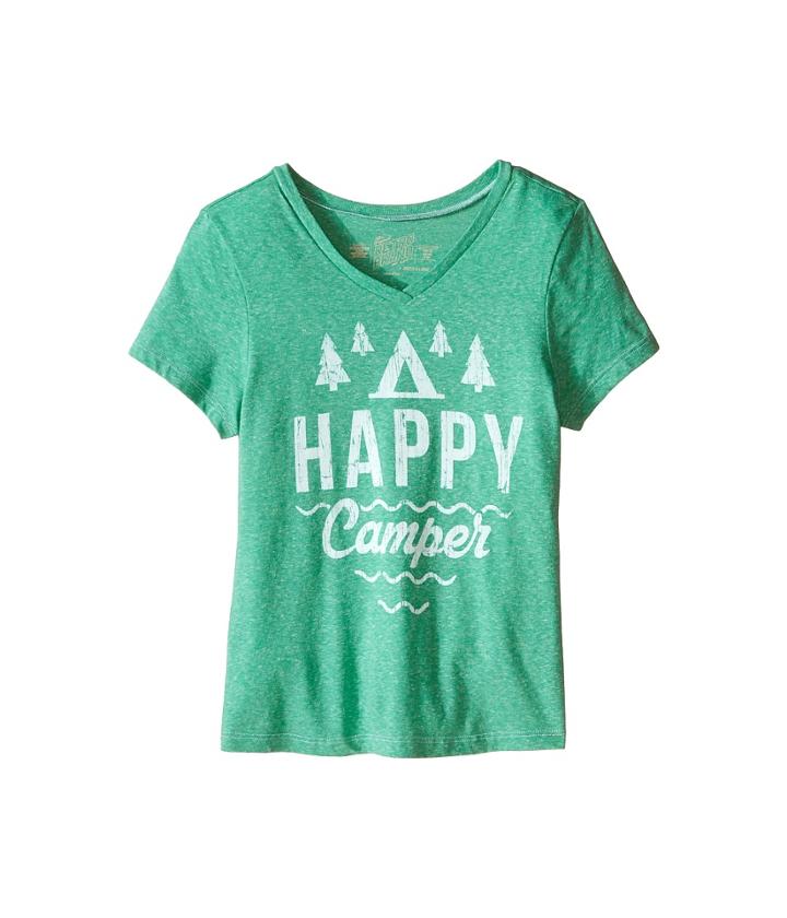 The Original Retro Brand Kids - Happy Camper Short Sleeve V-neck Tee