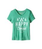 The Original Retro Brand Kids - Happy Camper Short Sleeve V-neck Tee