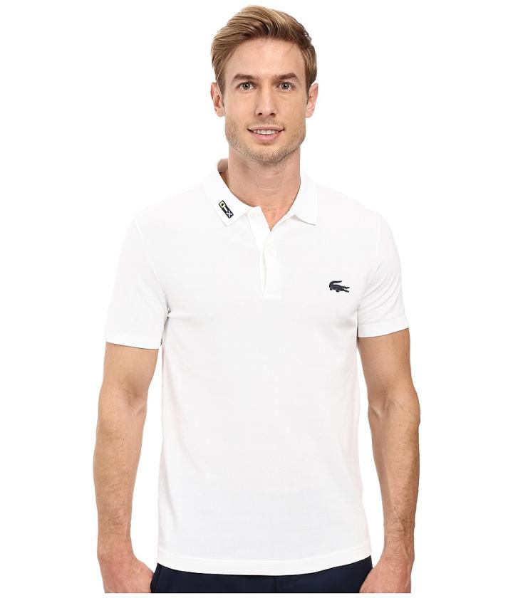Lacoste - Short Sleeve Clean Seams Pique W/ Rubber Croc