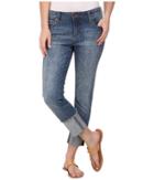 Kut From The Kloth - Wide Cuff Boyfriend In Fervent With Antique Base Wash