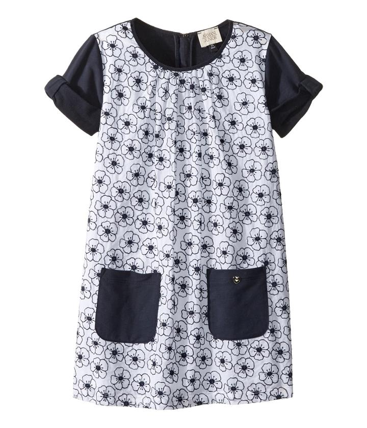Armani Junior - Eyelet Floral Dress