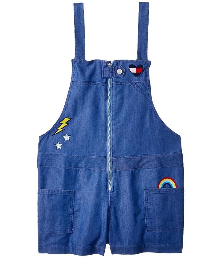 Tommy Hilfiger Kids - Zip-up Denim Romper
