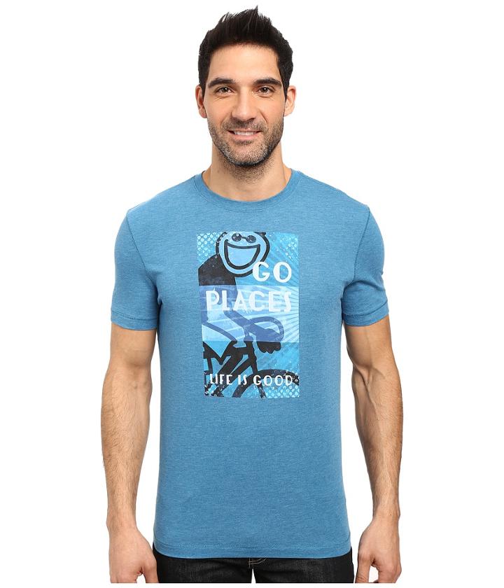 Life Is Good - Go Places Jake Overlay Cool Tee
