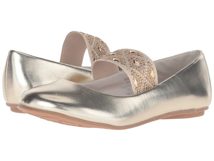 Kensie Girl Kids - Glitter Band Maryjane Metallic