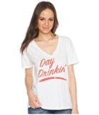 The Original Retro Brand - Day Drinkin' Slub V-neck Tee