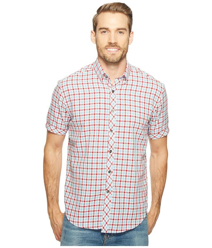 James Campbell - Fugit Short Sleeve Woven Check Shirt