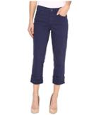 Nydj - Dayla Wide Cuff Capri Jeans In Republique Navy