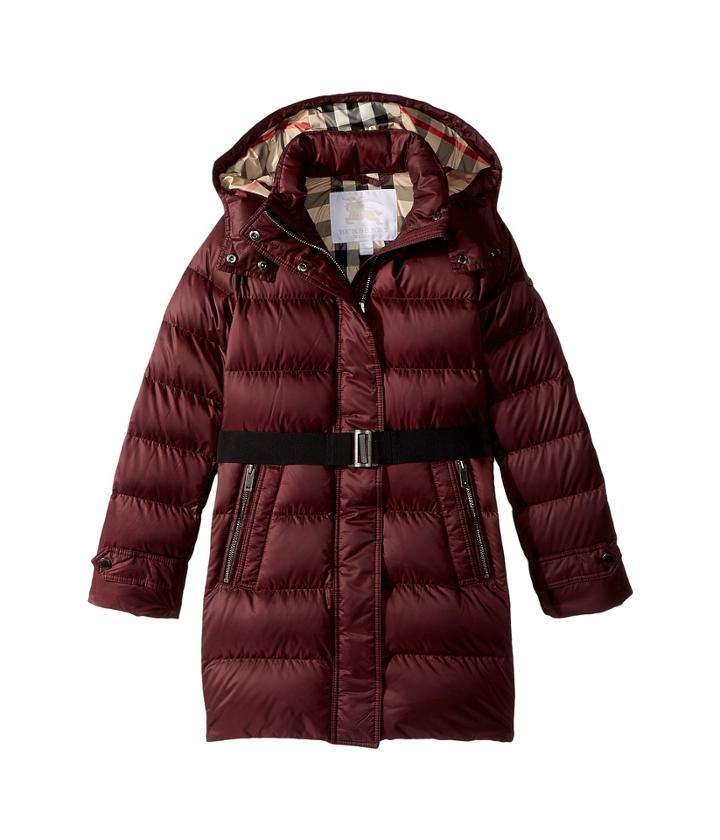 Burberry Kids - Water Repellent Down Long Puffer