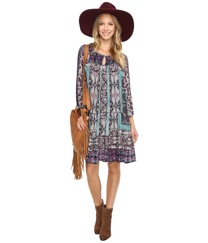 Lucky Brand - Scarf Print Dress