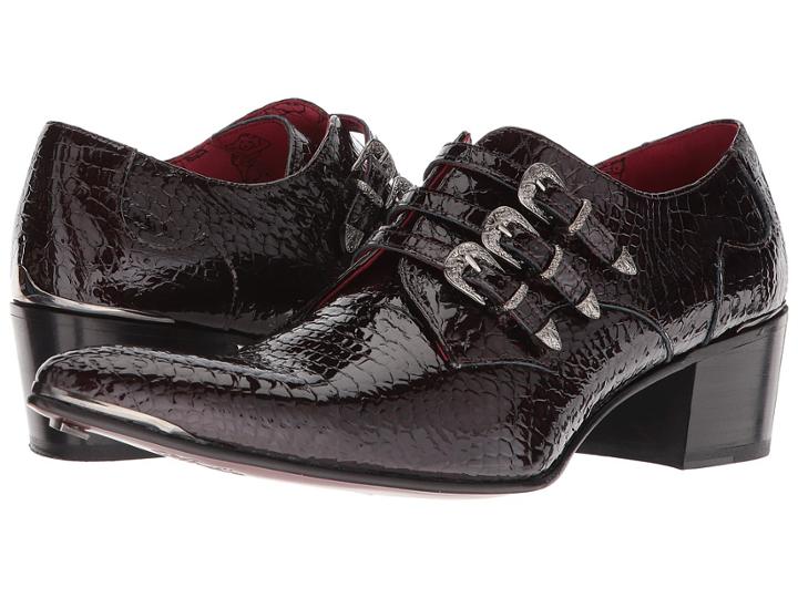 Jeffery-west - Three Punk Western Buckle's Monk Shoe